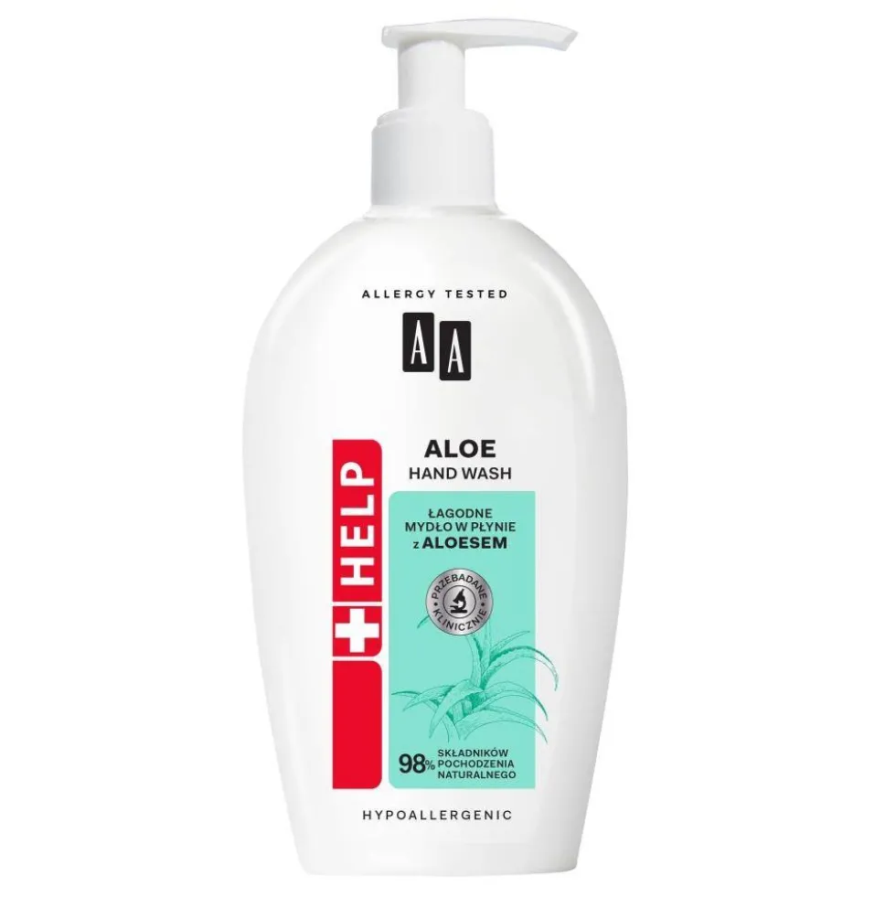 AA Help łagodne mydło w płynie z aloesem 300ml