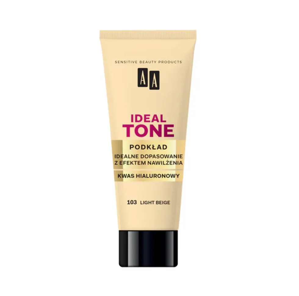 AA Make Up Ideal Tone podkład perfekcyjne dopasowanie 103 Light Beige 30ml