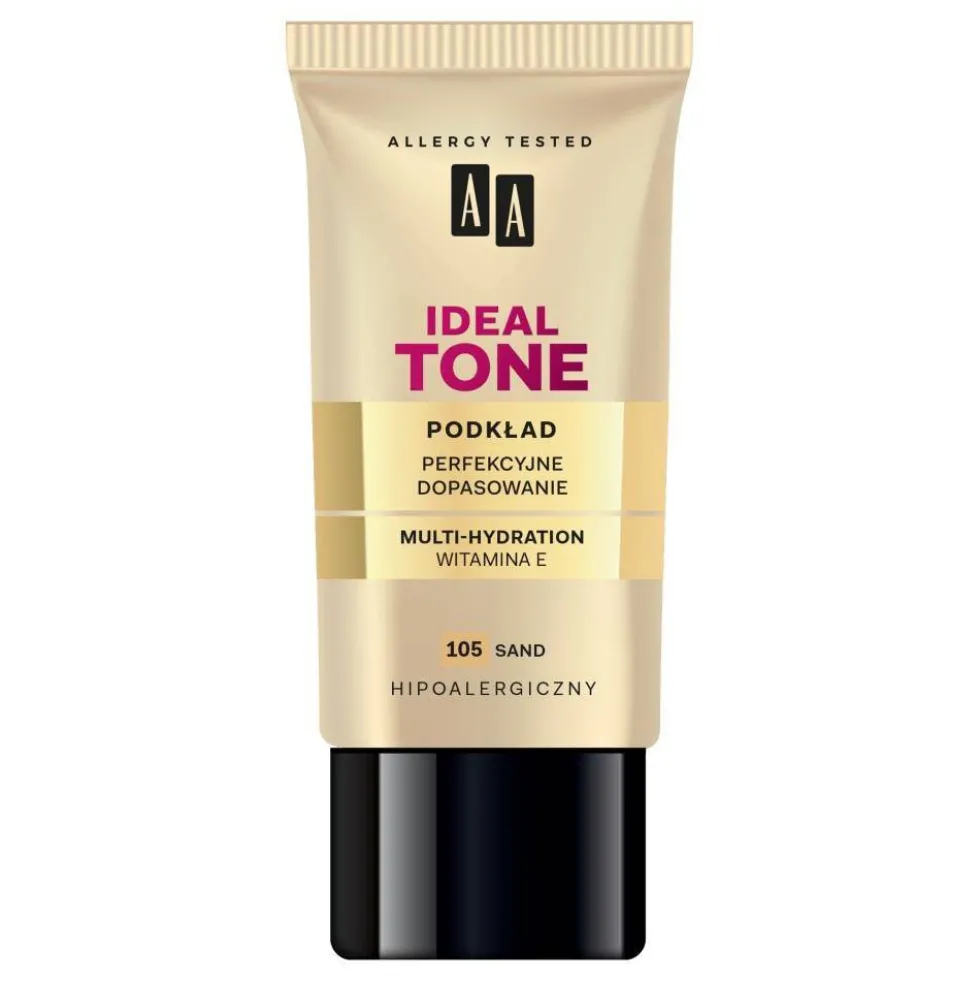 AA Make Up Ideal Tone podkład perfekcyjne dopasowanie 105 Sand 30ml