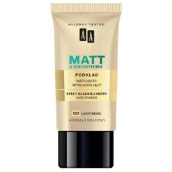 AA Make Up Matt podkład matująco-wygładzający 103 Light Beige 30ml
