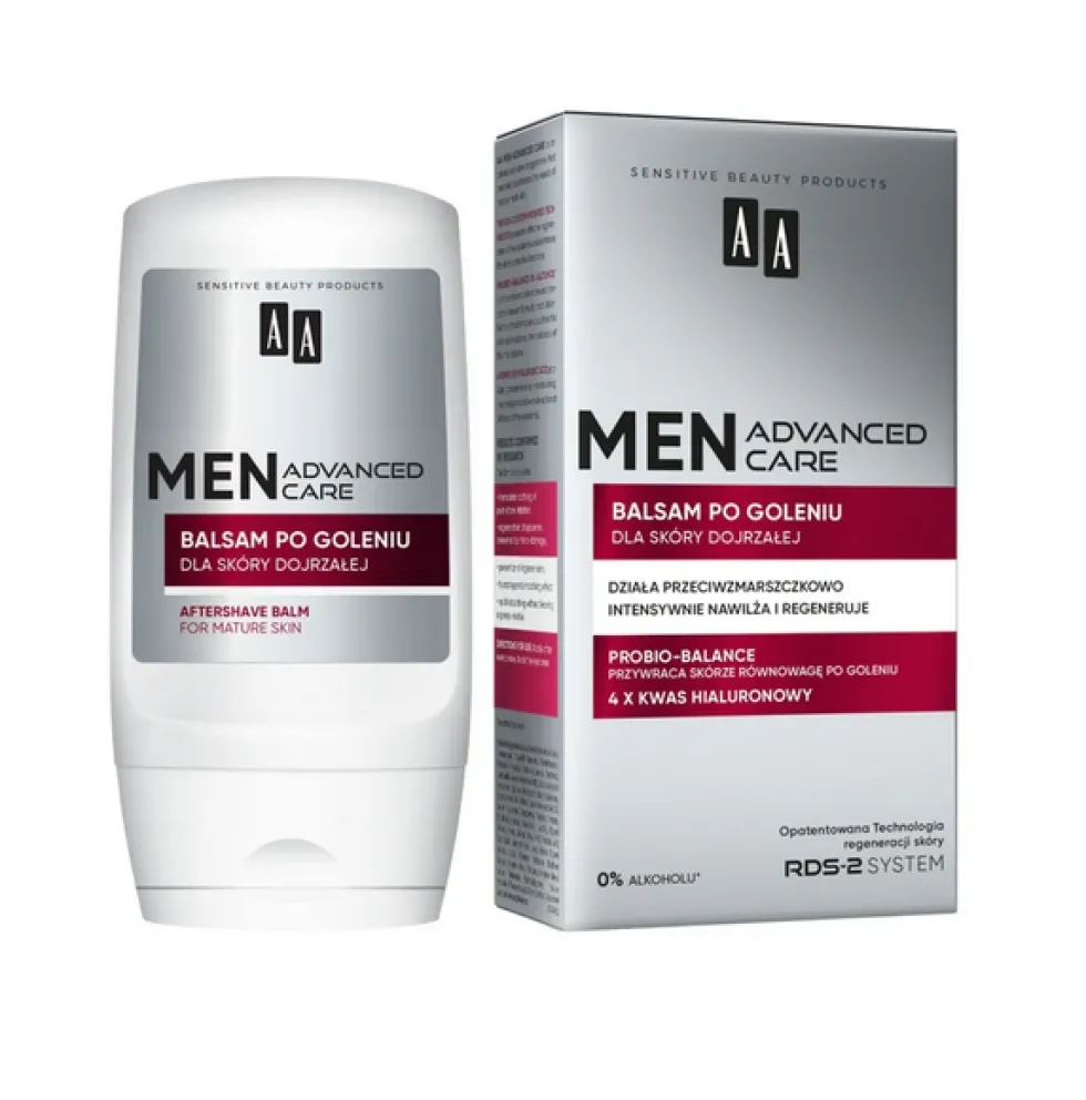 AA Men Advanced Care balsam po goleniu dla skóry dojrzałej 100ml
