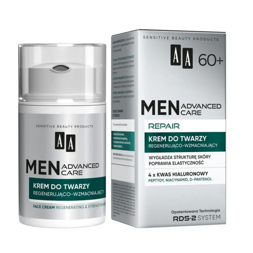 AA Men Advanced Care Repair 60+ krem do twarzy regenerująco-wzmacniający 50ml