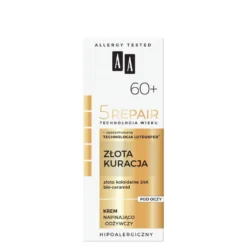 AA Technologia Wieku 5Repair 60+ Złota Kuracja krem pod oczy napinająco-odżywczy 15ml