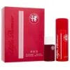 Alfa Romeo Red zestaw woda toaletowa spray 15ml + perfumowany spray do ciała 150ml