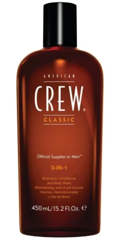 American Crew 3in1 Shampoo Conditioner And Body Wash szampon odżywka i żel do kąpieli 250ml