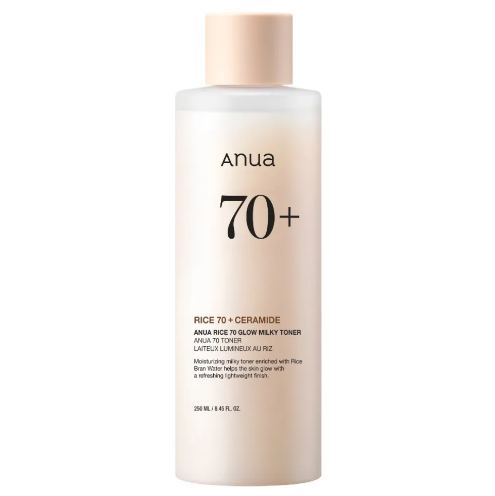 Anua Rice 70 Glow Milky Toner mleczny tonik do twarzy 250ml