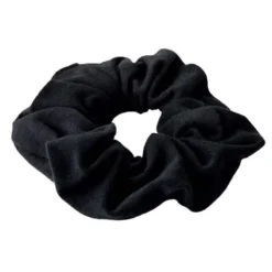 Anwen Bawełniana Scrunchie gumka do włosów Czarna