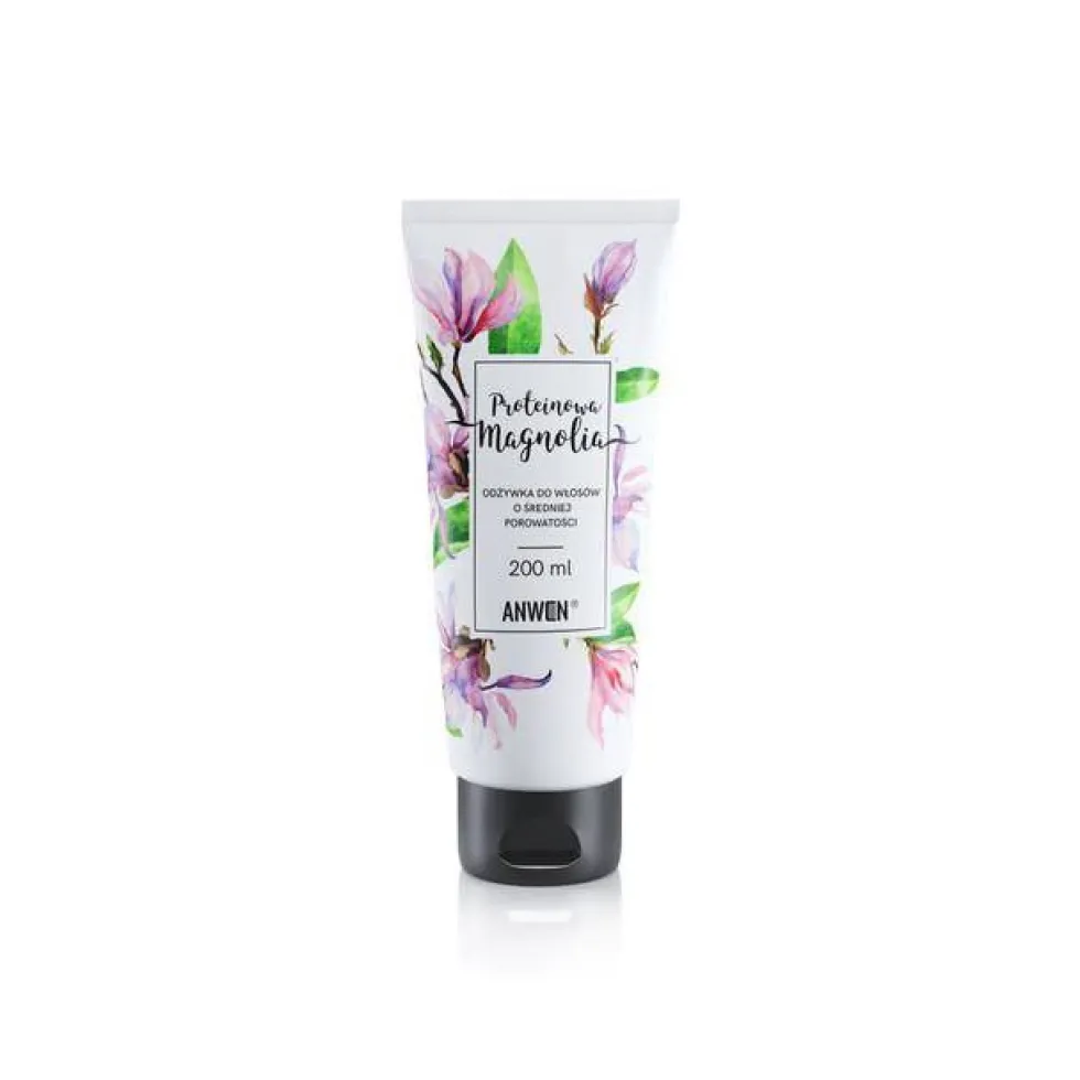 Anwen Odżywka do włosów o średniej porowatości Proteinowa Magnolia 200ml