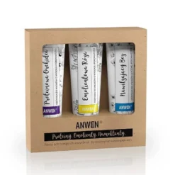 Anwen Odżywki do włosów o wysokiej porowatości zestaw Proteinowa Orchidea 100ml + Emolientowa Róża 100ml + Nawilżający Bez 100ml