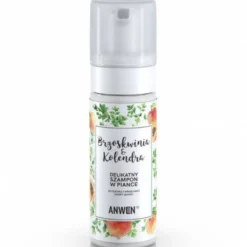 Anwen Szampon w piance do suchej i wrażliwej skóry głowy Brzoskwinia & Kolendra 170ml