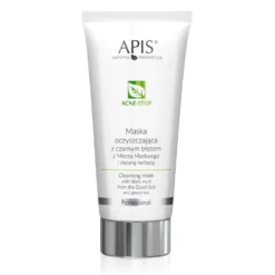 APIS Acne-Stop maska oczyszczająca z czarnym błotem z Morza Martwego i zieloną herbatą 200ml