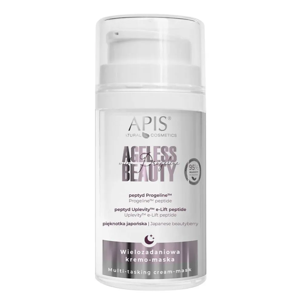 APIS Ageless Beauty with Progeline wielozadaniowa kremo-maska na noc z progeliną 50ml
