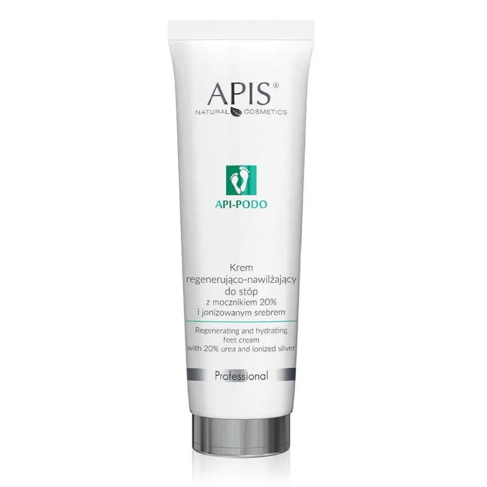 APIS Api-Podo krem regenerująco-nawilżający do stóp z mocznikiem 20% i jonizowanym srebrem 100ml