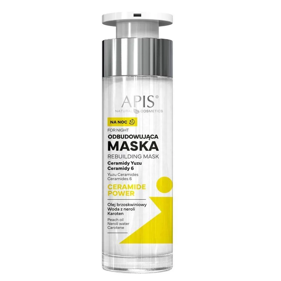 APIS Ceramide Power odbudowująca maska na noc 50ml
