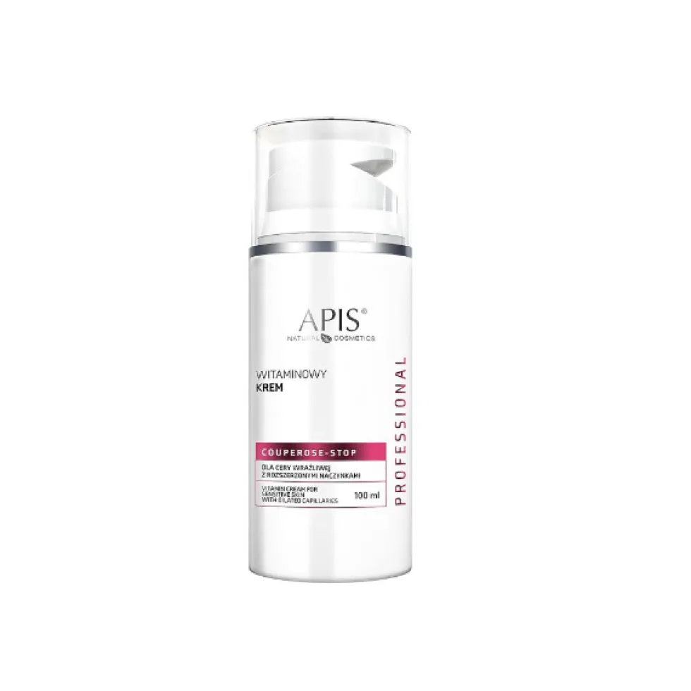 APIS Couperose-Stop witaminowy krem dla cery wrażliwej z rozszerzonymi naczynkami 100ml