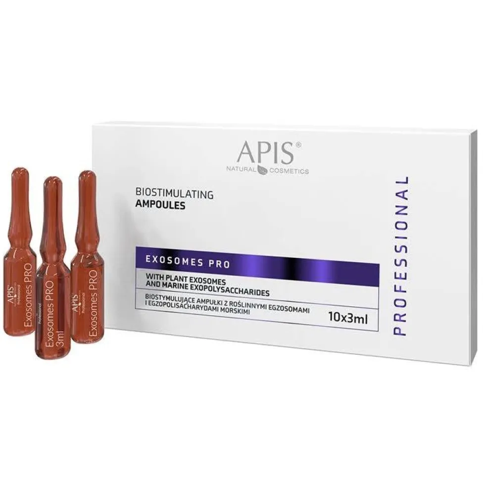 APIS Exosomes Pro biostymulujące ampułki z roślinnymi egzosomami 10x3ml