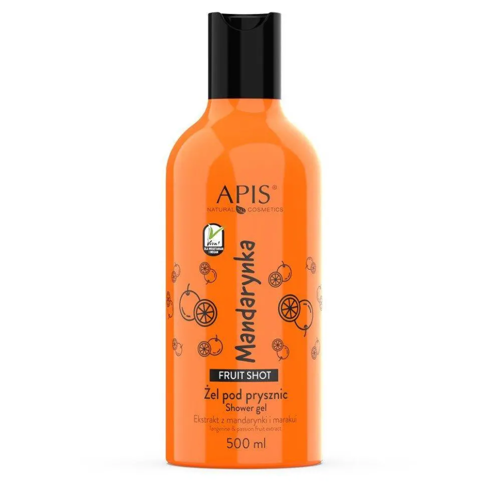 APIS Fruit Shot żel pod prysznic Mandarynka 500ml