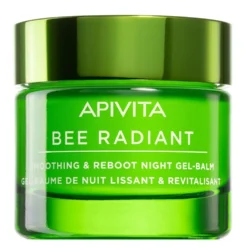 Apivita Bee Radiant Smoothing & Reboot Night Gel-Balm lekki żel-balsam na noc o właściwościach wygładzających i rewitalizujących skórę 50ml
