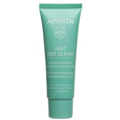 Apivita Just Bee Clear Blemish Control Mattifying Moisturizer matujący żel-krem na skórę tłustą i skłonną do trądziku 40ml