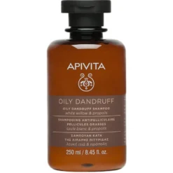 Apivita Oily Dandruff Shampoo szampon przeciwłupieżowy do skóry przetłuszczającej się z białą wierzbą i propolisem 250ml