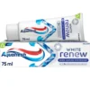 Aquafresh White Renew Long Lasting Whitening pasta do zębów z fluorkiem 75ml