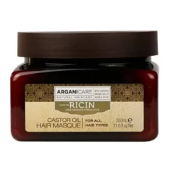 Arganicare Castor Oil maska stymulująca porost włosów 350ml