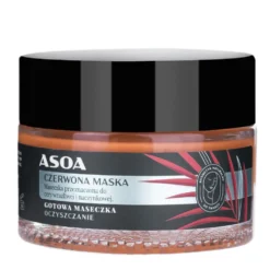 Asoa Gotowa maseczka do twarzy Czerwona Glinka 50ml