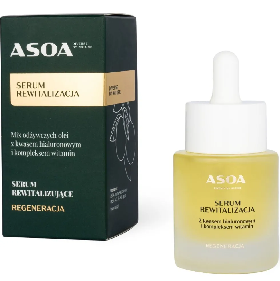 Asoa Serum rewitalizacja z kwasem hialuronowym 30ml