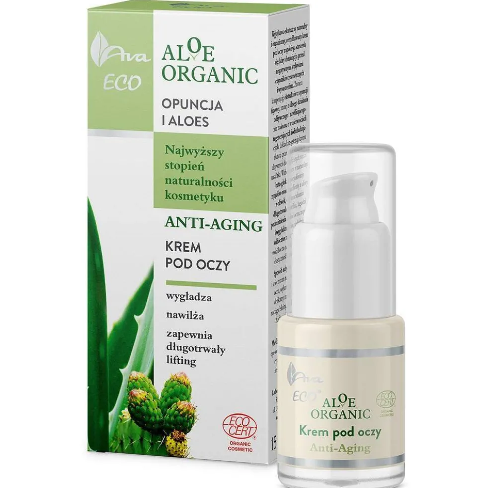 Ava Laboratorium Aloe Organic krem pod oczy anti-aging 15ml