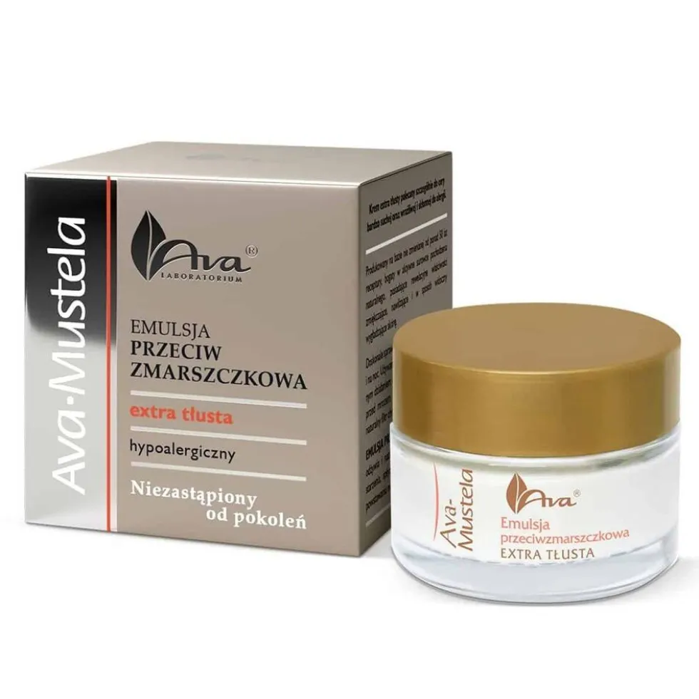 Ava Laboratorium Ava-Mustela emulsja przeciwzmarszczkowa extra tłusta 50ml