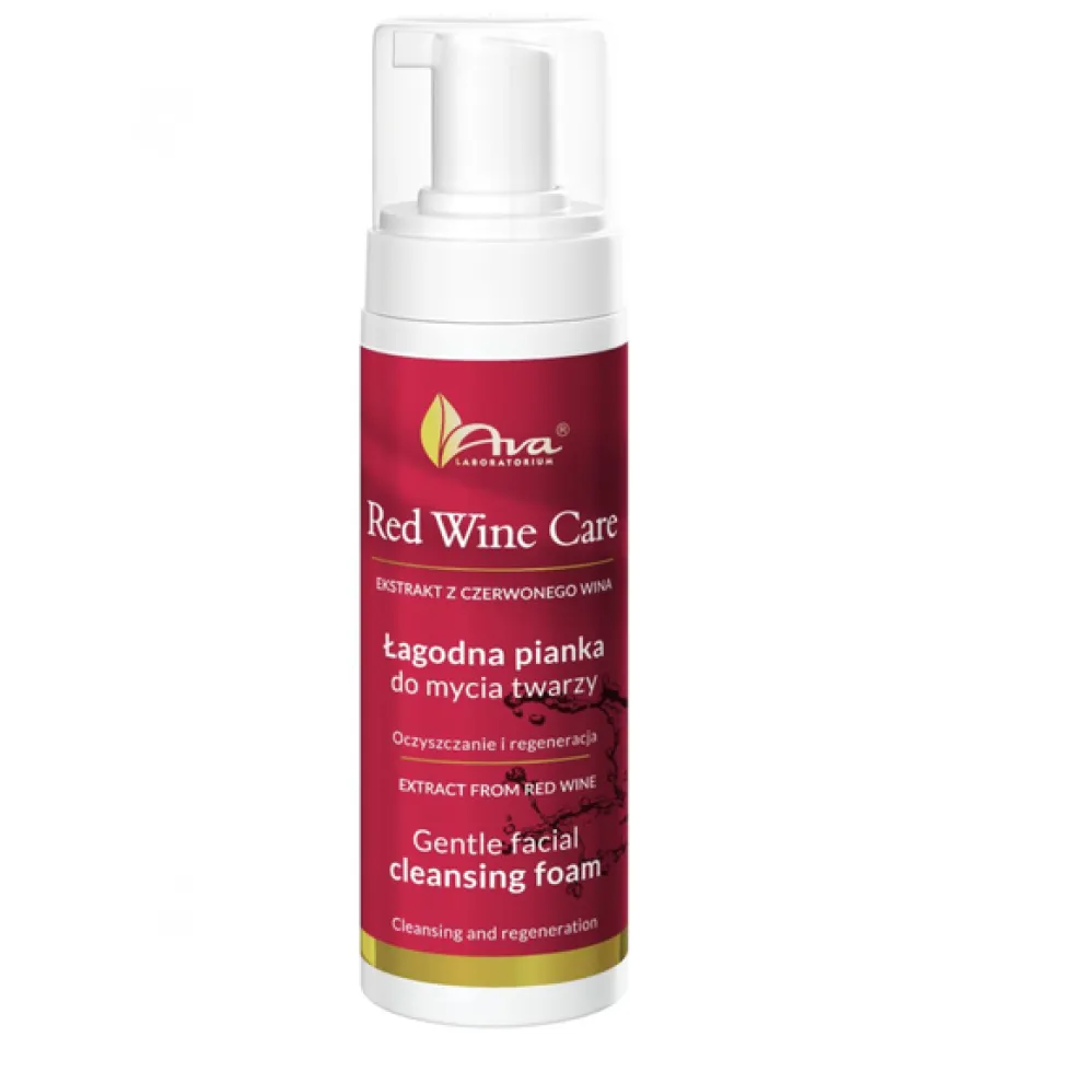 Ava Laboratorium Red Wine Care łagodna pianka do mycia twarzy 150ml