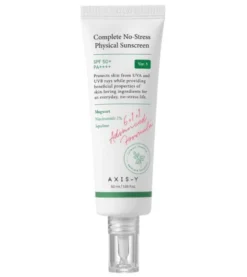 AXIS-Y Complete No-Stress Physical Sunscreen V.3 SPF50+/PA++++ krem do twarzy z filtrami fizycznymi 50ml
