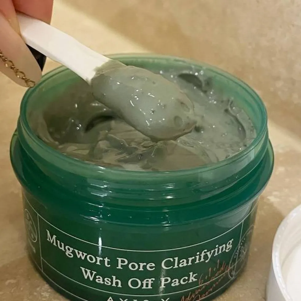 AXIS-Y Mugwort Pore Clarifying Wash Off Pack oczyszczająca maska do twarzy z bylicą 100ml