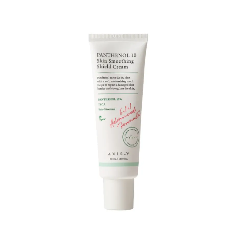 AXIS-Y Panthenol 10 Skin Smoothing Shield Cream regenerujący krem do twarzy z pantenolem 10% 50ml