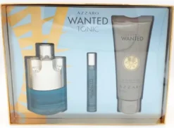 Azzaro Wanted Tonic zestaw woda toaletowa spray 100ml + żel pod prysznic 100ml + woda toaletowa spray 7.5ml