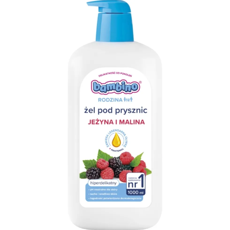 Bambino Rodzina żel pod prysznic hiperdelikatny Jeżyna i Malina 1000ml