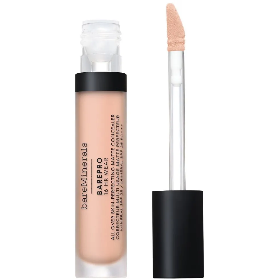 bareMinerals BarePro 16HR All Over Skin-Perfecting Matte Concealer matujący korektor do twarzy Fair 100 Cool 7.5ml