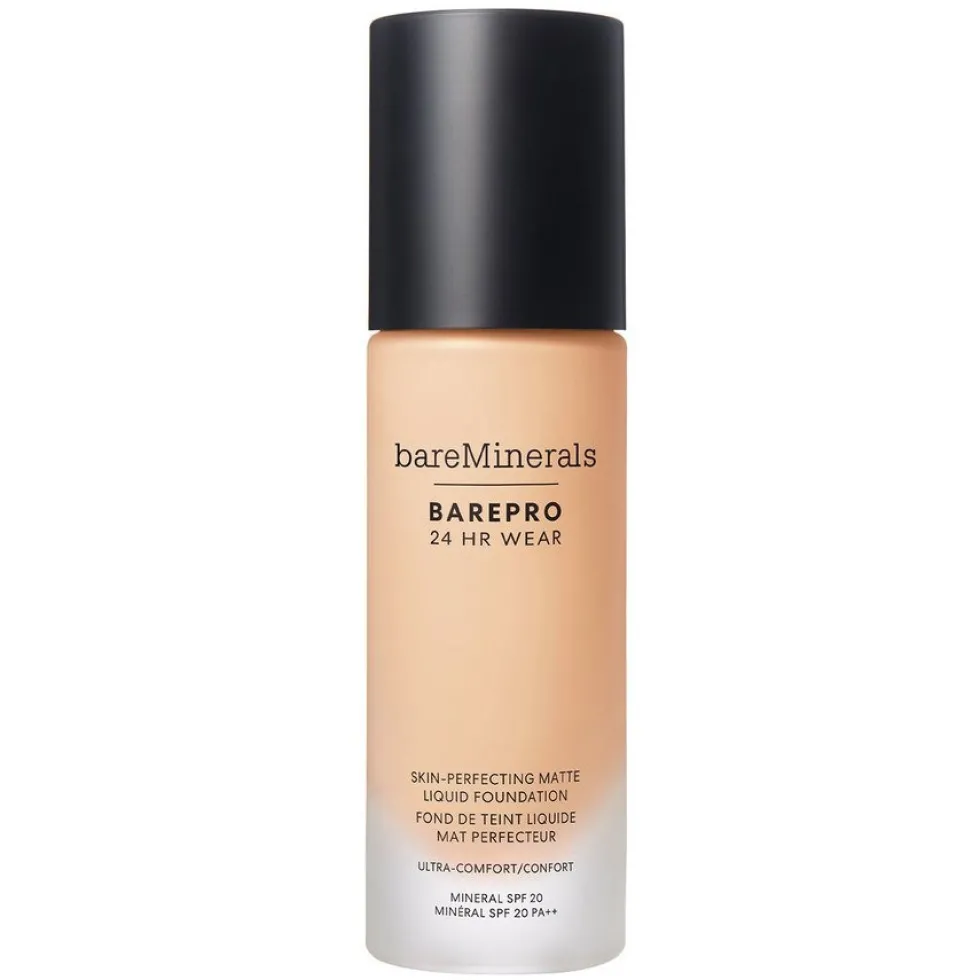 bareMinerals BarePro 24HR Wear Skin-Perfecting Matte Liquid Foundation SPF20 matujący podkład w płynie Fair 15 Neutral 30ml