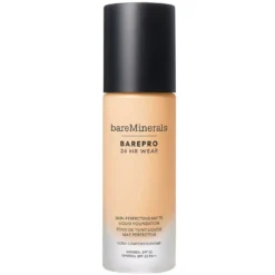 bareMinerals BarePro 24HR Wear Skin-Perfecting Matte Liquid Foundation SPF20 matujący podkład w płynie Fair 15 Warm 30ml