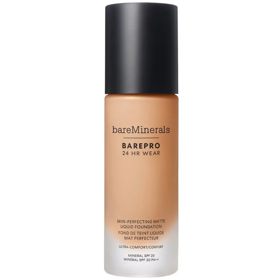 bareMinerals BarePro 24HR Wear Skin-Perfecting Matte Liquid Foundation SPF20 matujący podkład w płynie Light 22 Warm 30ml