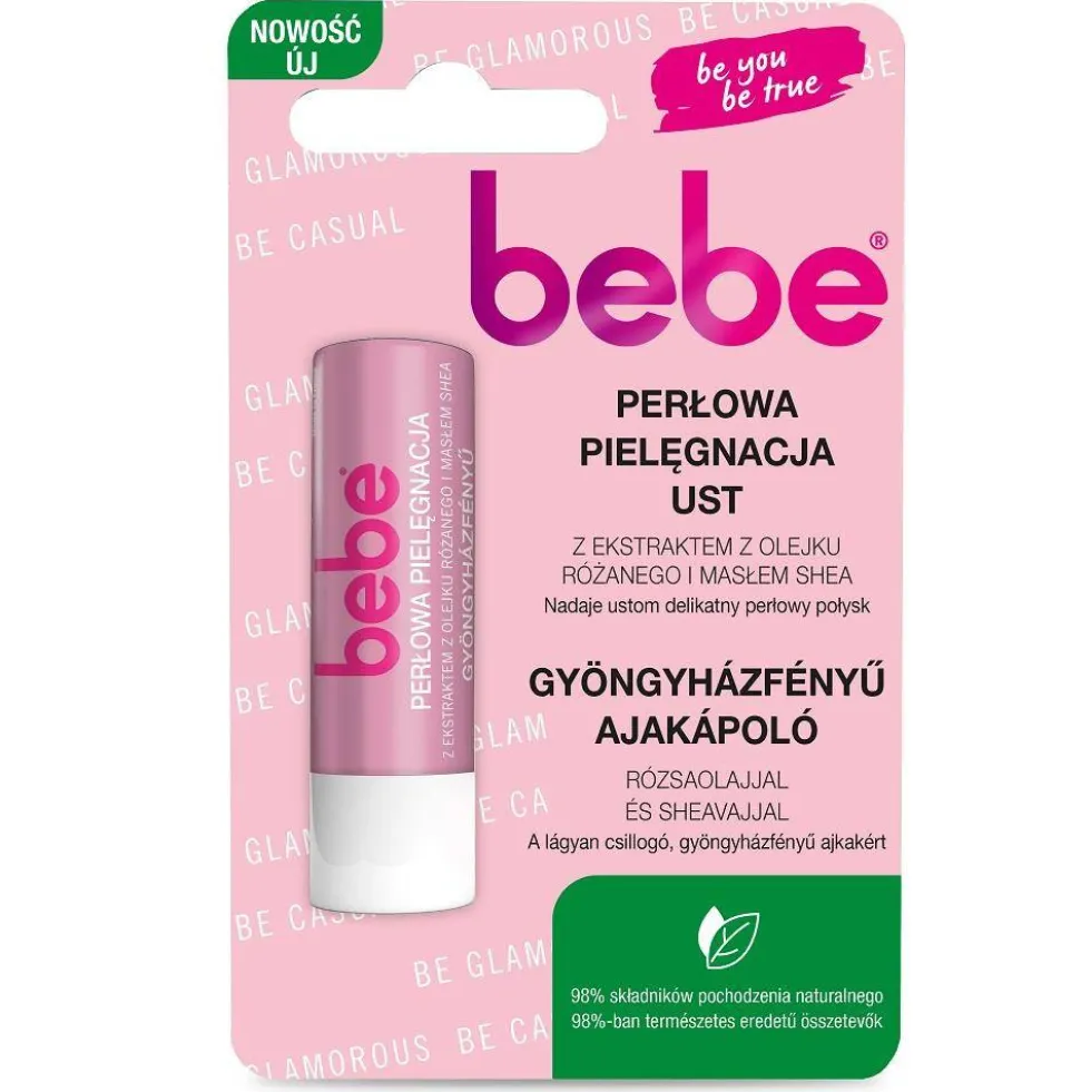 Bebe Young Care pielęgnacyjna szminka do ust Perłowa 4.9g