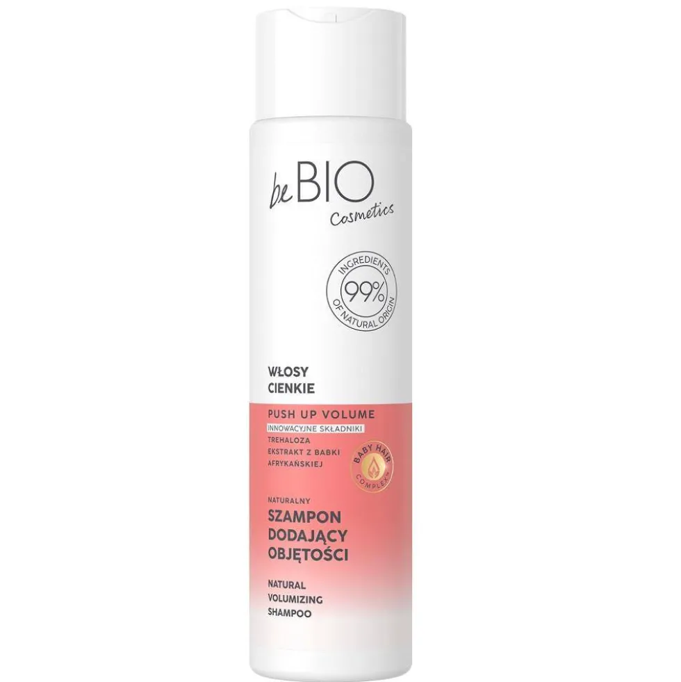 BeBio Ewa Chodakowska Baby Hair Complex naturalny szampon dodający objętości do włosów cienkich 300ml