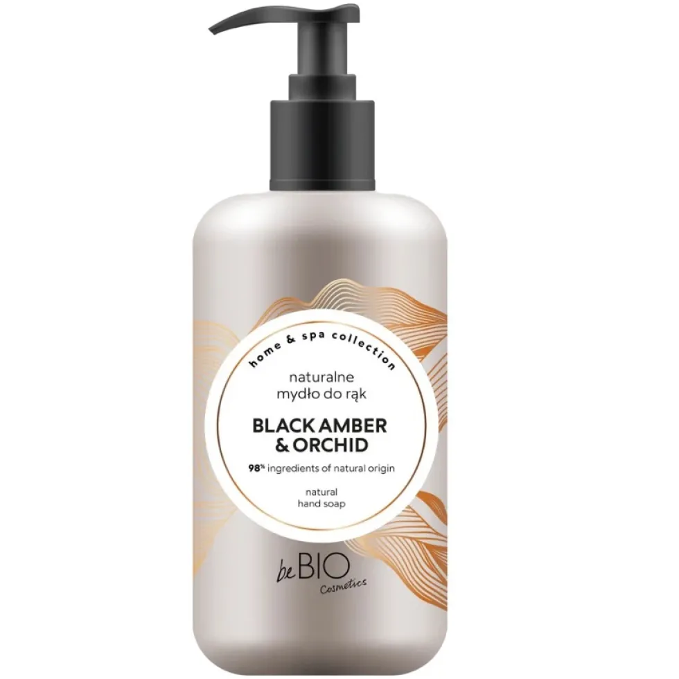 BeBio Ewa Chodakowska Home & Spa Collection naturalne mydło do rąk w płynie Black Amber & Orchid 300ml