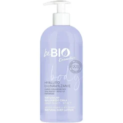 BeBio Ewa Chodakowska Naturalny balsam do ciała z kwasem hialuronowym trehalozą i ekstraktem z dzikiego ryżu 350ml