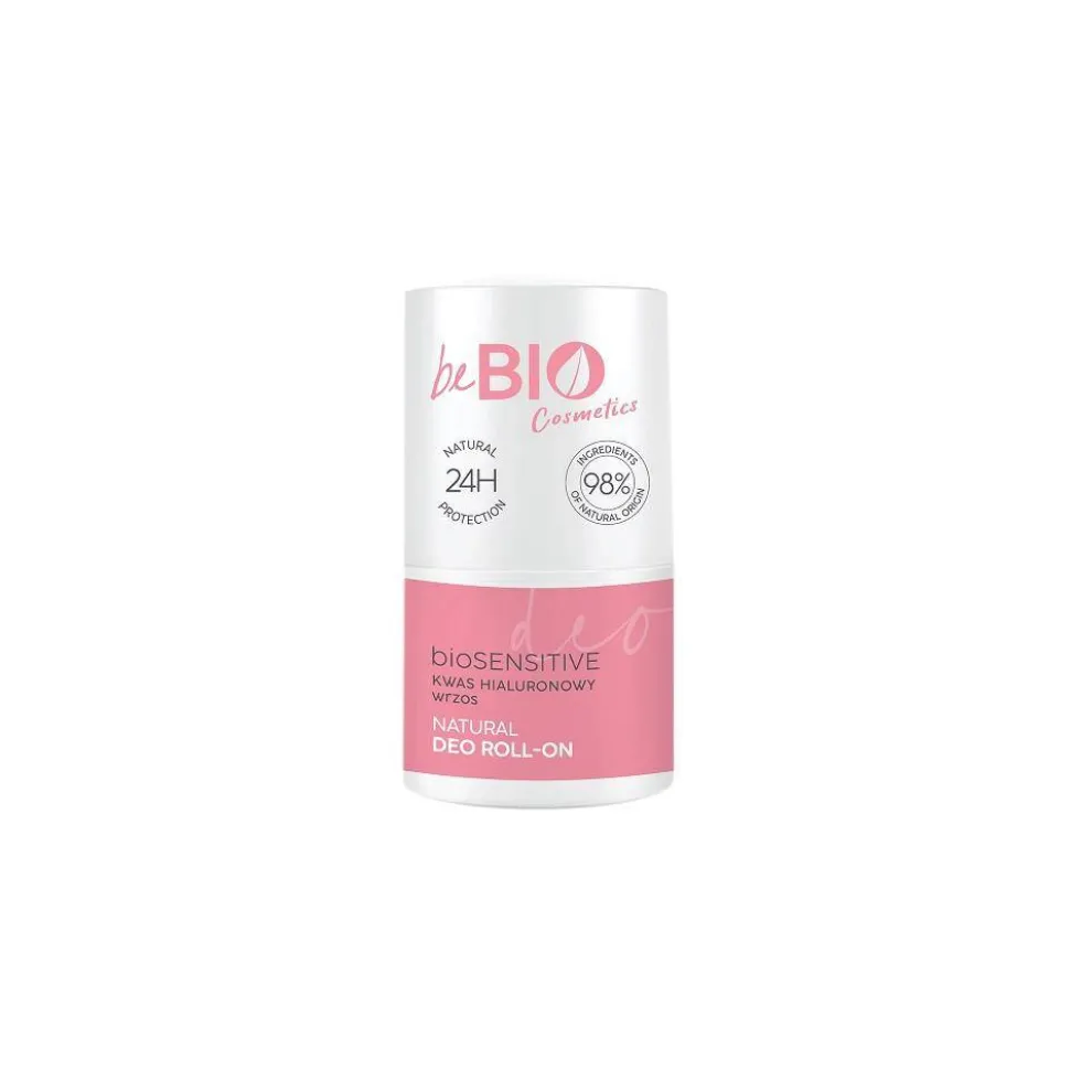 BeBio Ewa Chodakowska Naturalny deo roll-on na bazie naturalnego ałunu z kwasem hialuronowym i ekstraktem z wrzosu 50ml