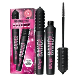 Benefit Double The Volume Travel Set zestaw pogrubiający tusz do rzęs Black 2x8.5g
