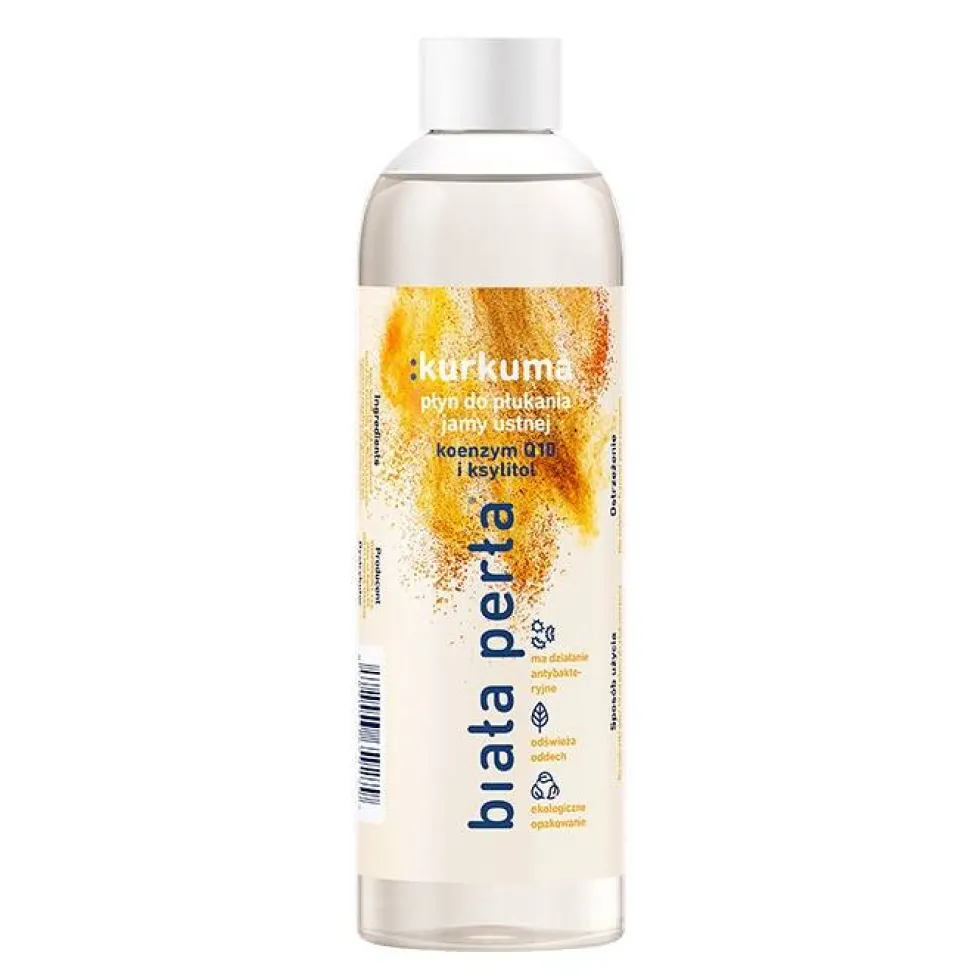 Biała Perła Płyn do płukania jamy ustnej z kurkumą 250ml