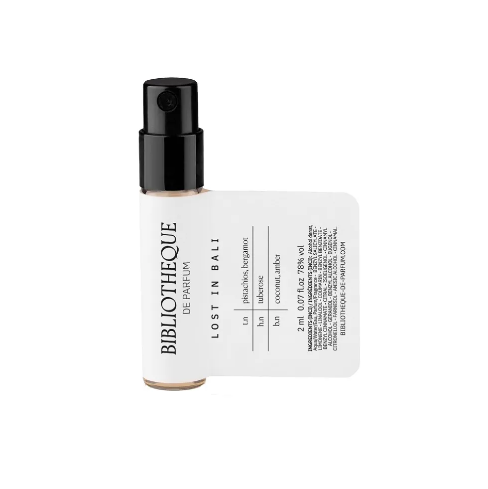 Bibliotheque de Parfum Lost In Bali woda perfumowana spray próbka 2ml