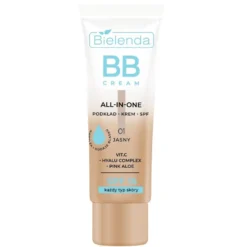 Bielenda All-In-One BB Cream multifunkcyjny krem BB SPF15 każdy typ skóry 01 Jasny 30g