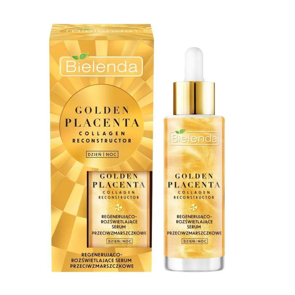 Bielenda Golden Placenta regenerująco-rozświetlające serum przeciwzmarszczkowe 30g